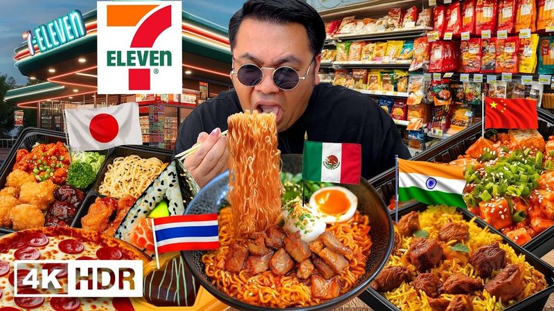 กินของอร่อย 7-11 ทั่วโลก 100 ชั่วโมง 7Eleven Around The World