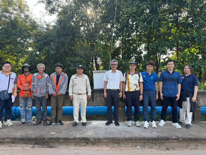 ติดตั้งเครื่องตรวจวัดระดับน้ำ เตรียมพร้อมรับมือปัญหาน้ำท่วมในเขตเทศบาลนครสกลนคร