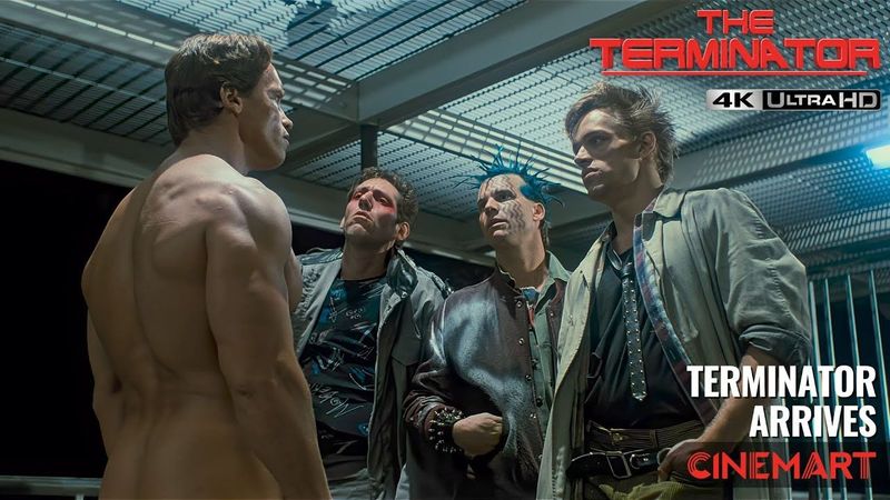 TERMINATOR (1984) | Terminator Arrives | T-800 Arrival 4K UHD