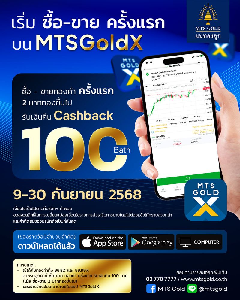 [MTS GOLD GROUP] MTS Gold ใจป้ำ โปรป๊าขนาดนี้ แจกจบแค่เดือนนี้เท่านั้น ...