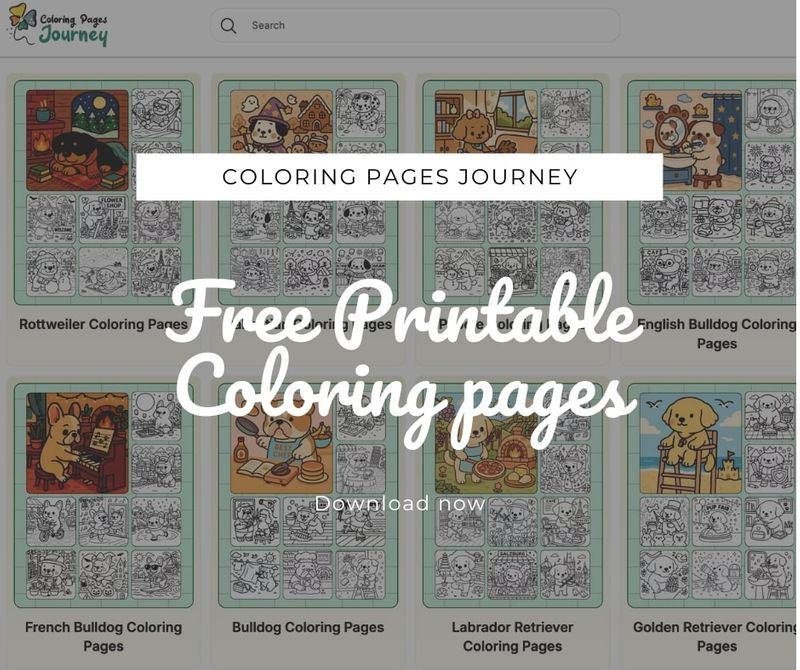 [Coloring Pages Journey] Simple Color Pages – Easy To Print, Large ...