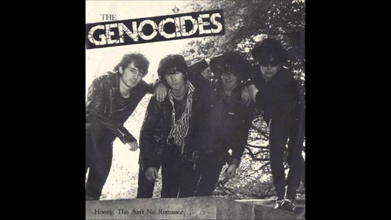 THE GENOCIDES - (Honey, This Ain’t) No Romance b/w Keep Your Hands Off Me (Rich Bitch) 7″ 1983