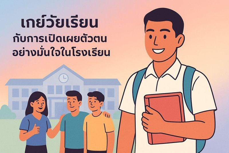 เกย์วัยเรียน กับการเปิดเผยตัวตนอย่างมั่นใจในโรงเรียน - Thai dude เพื่อนเกย์