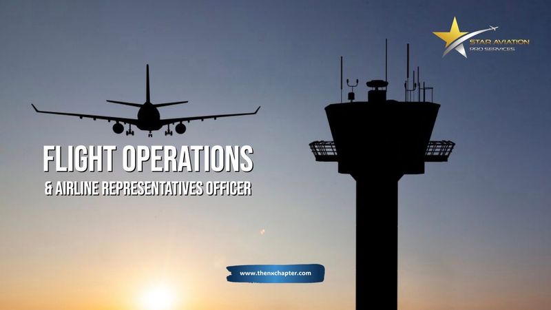 Star Aviation Pro Services รับสมัคร Flight Operations & Airline Representative Officer | The NX Chapter