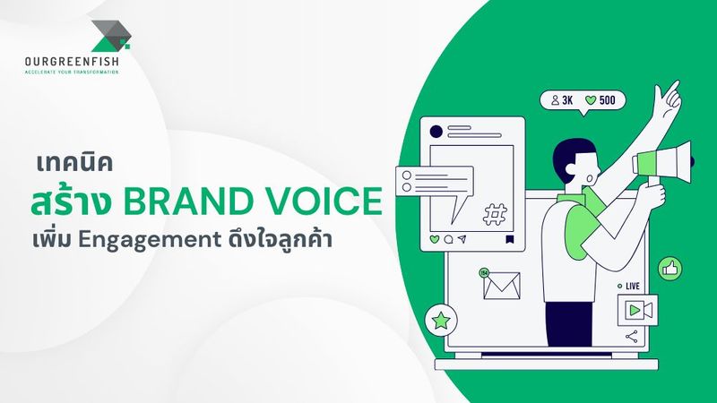 เทคนิคสร้าง Brand Voice เพิ่ม Engagement ดึงใจลูกค้า