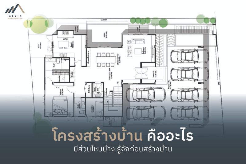 โครงสร้างบ้านสำคัญอย่างไร มีอะไรบ้าง รู้ครบก่อนสร้างบ้าน