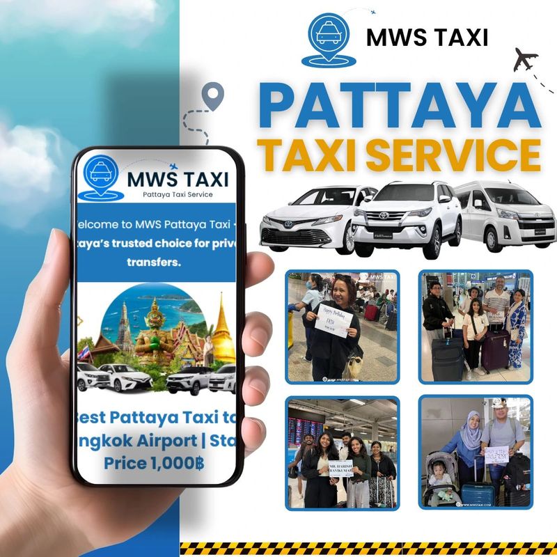 Pattaya Taxi | Private Taxi Starting at 1,000฿ | MWS Taxi