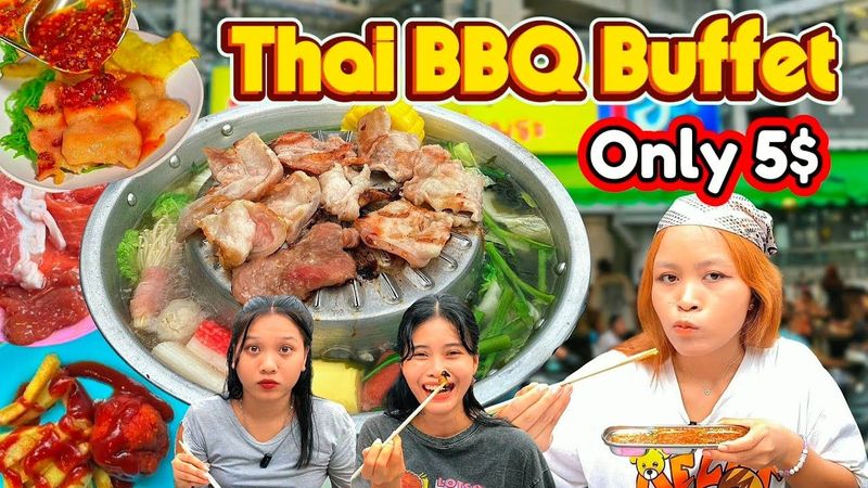 Unbelievable Thai BBQ Buffet for Just 158 Baht! | EP.17