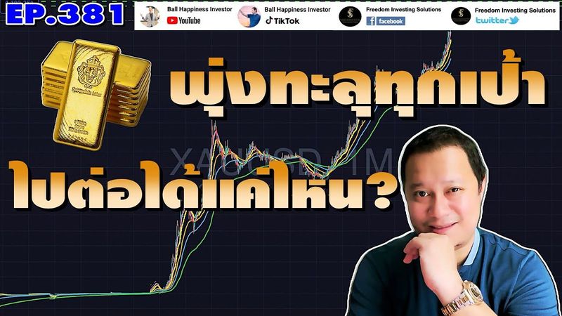 EP381 ทองคำทะยานทะลุทุกเป้า แบบนี้จะไปต่อได้อีกไหม?