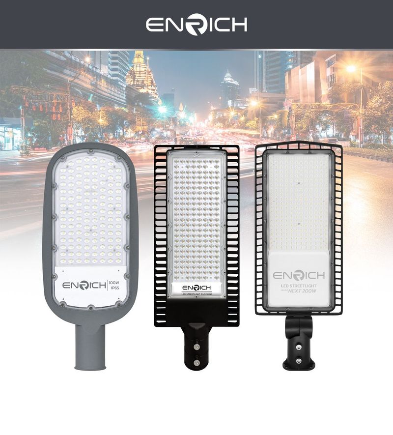 โคมไฟถนน LED - EnrichLamp
