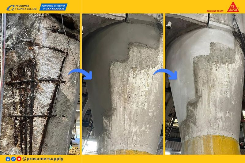 ซ่อมแซมคอนกรีต คอนกรีตลอกล่อน ไม่ใช่เรื่องง่าย