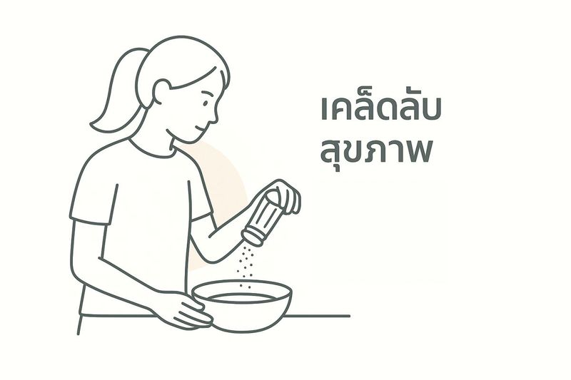 เคล็ดลับสุขภาพดี ต้องเข้าใจเรื่องการบริโภคเกลืออย่างเหมาะสม