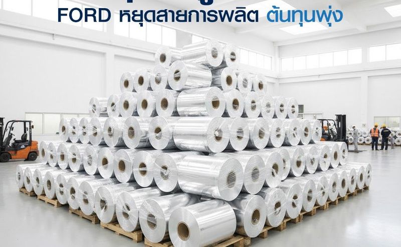 วิกฤตอลูมิเนียม! Ford, Stellantis หยุดผลิต F-150/Jeep ต้นทุนพุ่ง ลูกค้ารอรถนาน