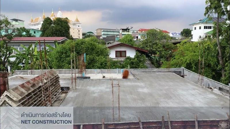 เทคอนกรีตชั้น 2 บ้านพักอาศัย 2 ชั้น คลองสาน กทม.