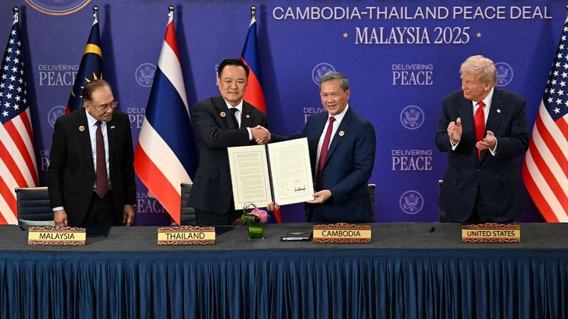 สรุปถ้อยแถลง ลงนามสันติภาพร่วมไทย-กัมพูชา