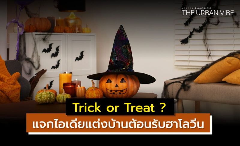 แจก 15 ไอเดียแต่งบ้านฮาโลวีนห้ามพลาด ! Trick or Treat
