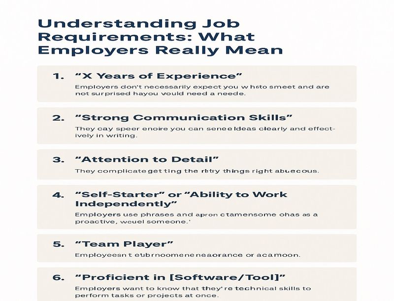 [Recruit-G] Understanding Job Requirements: What Employers Really Mean ...