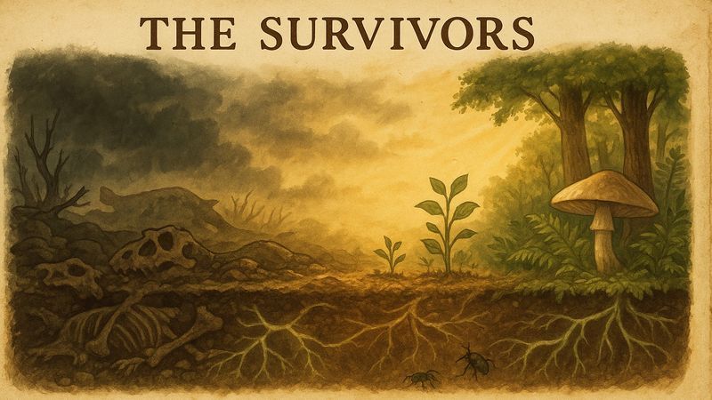 [Popcena Studio] 🍄✨“The Survivors: When Fungi Rebuilt the Earth” (ผู้รอดชีวิต: เมื่อเชื้อราสร้างโลกขึ้นใหม่)
