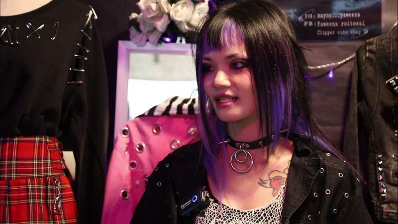 DIY PUNK STYLE เสื้อผ้าแนวพัังค์ ร้านCLIPPER CUTE SHOP งานHANDMADE แนววินเทจ #กรีนวินเทจจตุจักร