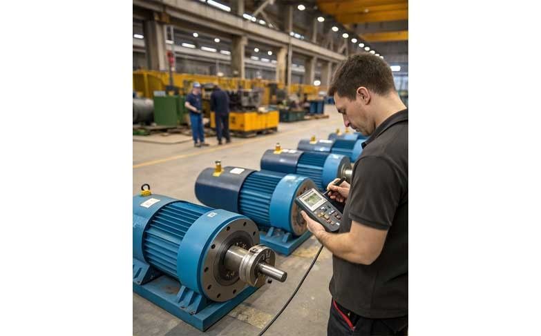 มอเตอร์อุตสาหกรรม ควรวัดค่าความสั่นสะเทือนตำแหน่งไหนดี