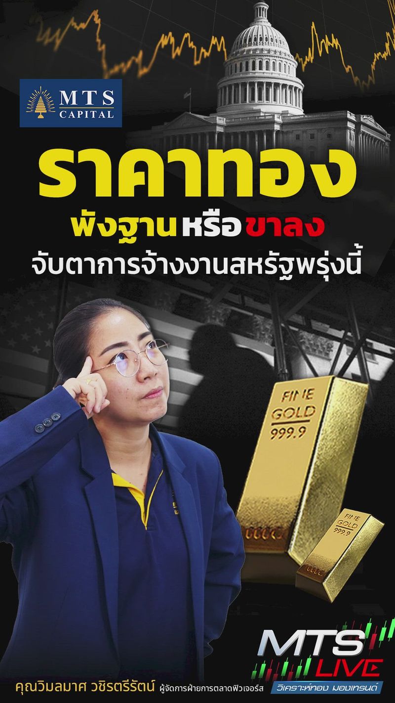 [MTS GOLD GROUP] #MTSCapital ราคาทองพักฐาน หรือ ขาลง จับตาการจ้างงาน ...