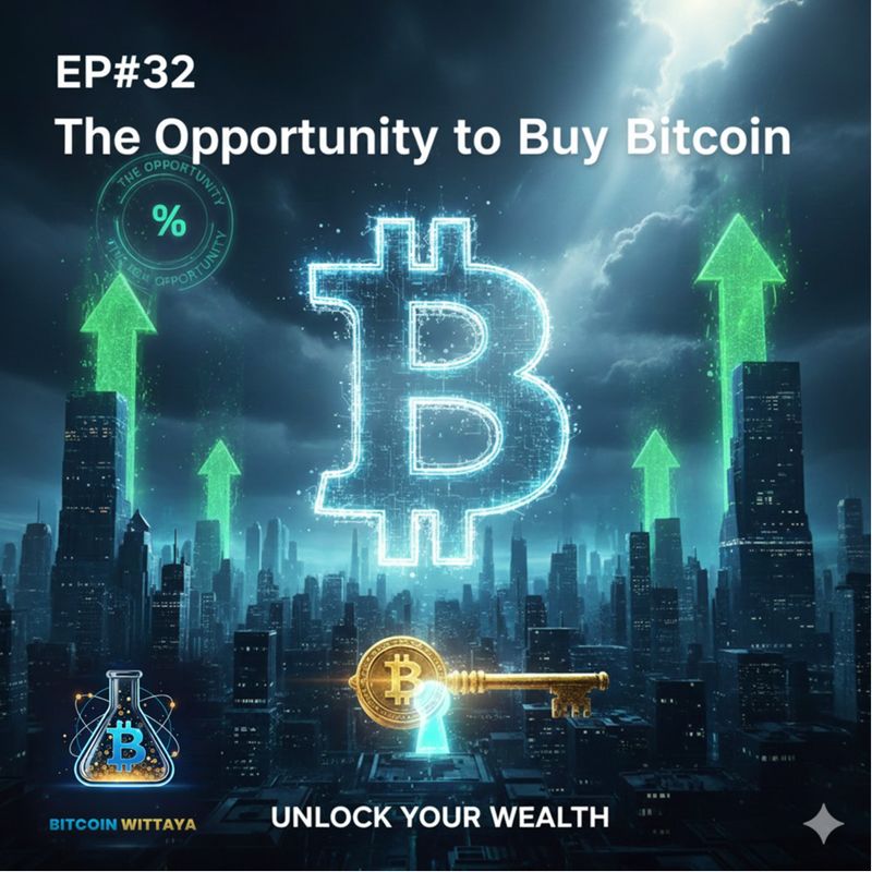 [BITCOIN WITTAYA] EP#32 โอกาสในการซื้อ Bitcoin https://youtu.be/lam6y6hAsSE