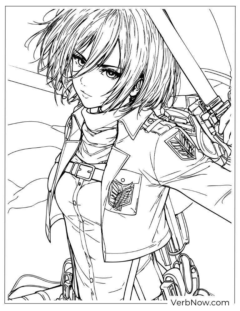 Epic AOT Coloring Pages to Print 👉 Start coloring: https://verbnow.com/atta...