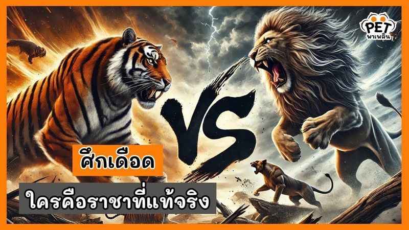 ″ศึกเดือด! สิงโตปะทะเสือโคร่ง ใครคือราชาที่แท้จริง”