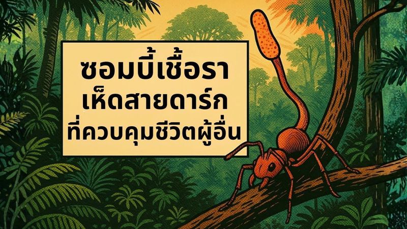 ซอมบี้เชื้อรา - เห็ดสายดาร์กที่ควบคุมชีวิตผู้อื่น | เรื่องไม่รู้รอบตัว