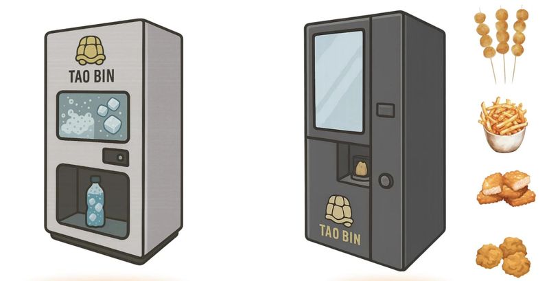 ‘เต่าบิน’ ลุย 2 ตู้อัตโนมัติใหม่ เสิร์ฟของทอด ทำน้ำแข็ง-โซดาลงขวด