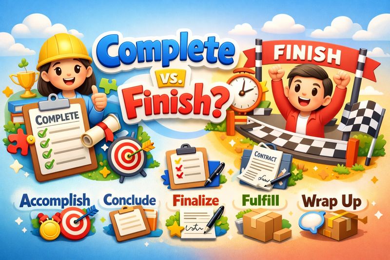 [English Notes] Complete vs Finish — เสร็จแล้ว…แต่ “เสร็จแบบไหน?” เลือก ...