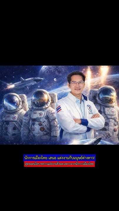 นักการเมืองไทย เสนอ แต่งงานกับมนุษย์ต่างดาว! #การเมือง #เลือกตั้ง #นโยบาย