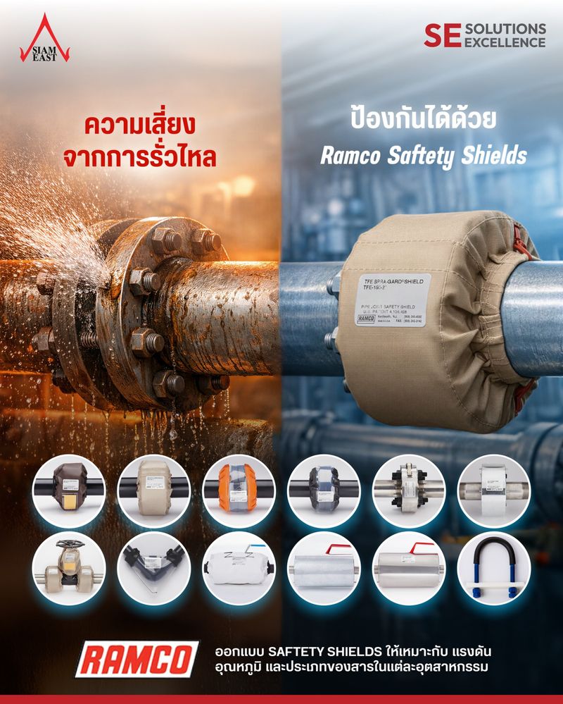 [SiamEast Solutions] Ramco Safety Shields ในระบบท่ออุตสาหกรรม “การรั่ว ...