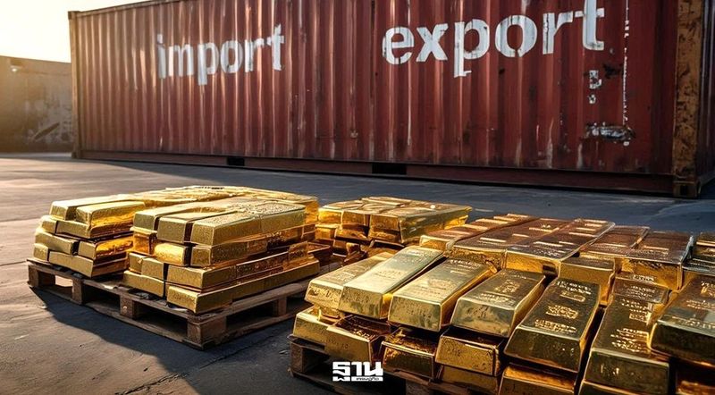 ราคาทองโลกร้อนแรง ดันทองไทยปี 68 นำเข้า 190 ตัน ส่งออกทะลุ 4.27 แสนล้าน
