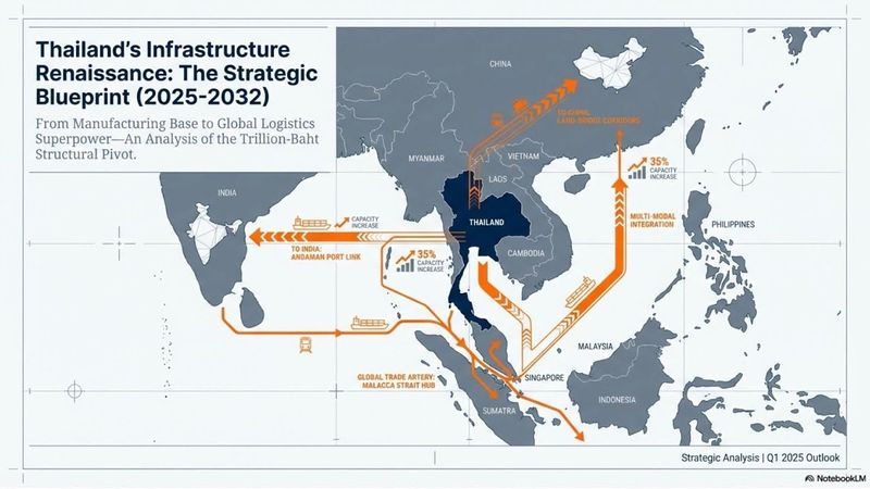 เปิดแผนเมกะโปรเจกต์ไทย สู่ปี 2575: เดิมพันงบล้านล้าน เปลี่ยนโครงสร้างเศรษฐกิจสู่ศูนย์กลางภูมิภาค
