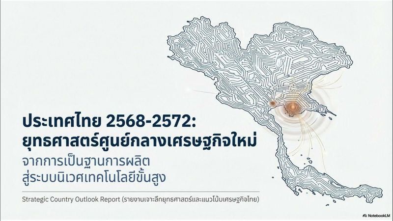 เศรษฐกิจไทยปี 2025-2029: ทุบสถิติการลงทุนและส่งออกสูงสุดเป็นประวัติการณ์ มุ่งสู่ฮับเทคโนโลยีโลก
