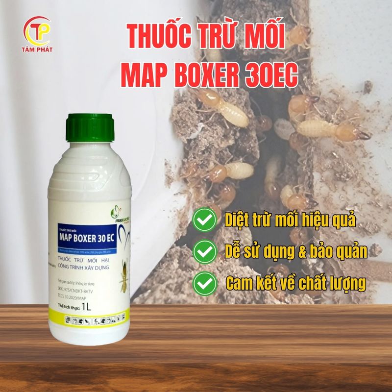 [Diệt Mối Tâm Phát] Thuốc trừ mối Map Boxer 30EC Trong các dòng chế ...