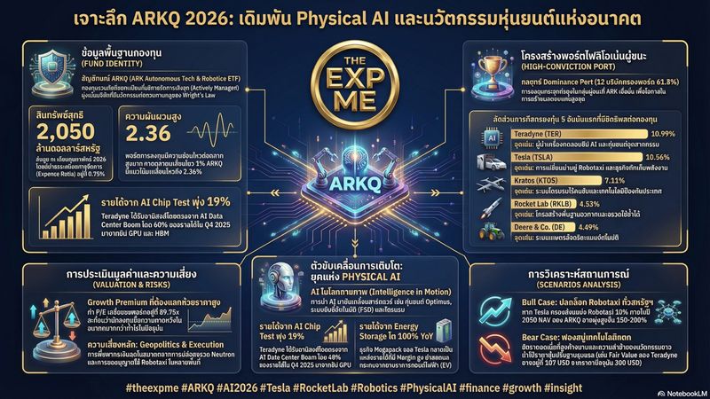 [theexp.me] เจาะลึก ARKQ ปี 2026: เดิมพันอนาคตกับ Physical AI และหุ่น ...