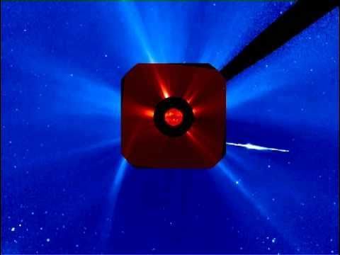 Comet Lovejoy video combining SDO and SOHO imagery