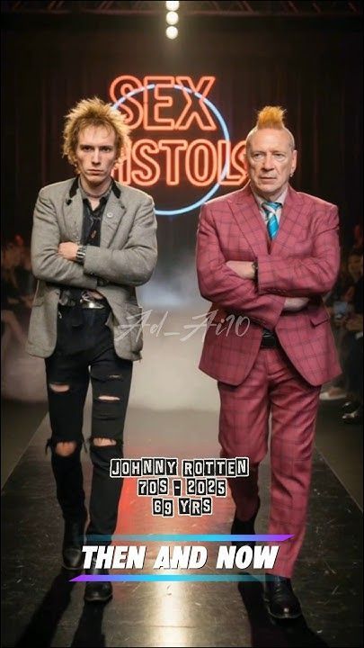 From Chaos to Legacy ⚡ SEX PISTOLS Then vs Now | AI Fashion Runway Tribute#music#trending#punk