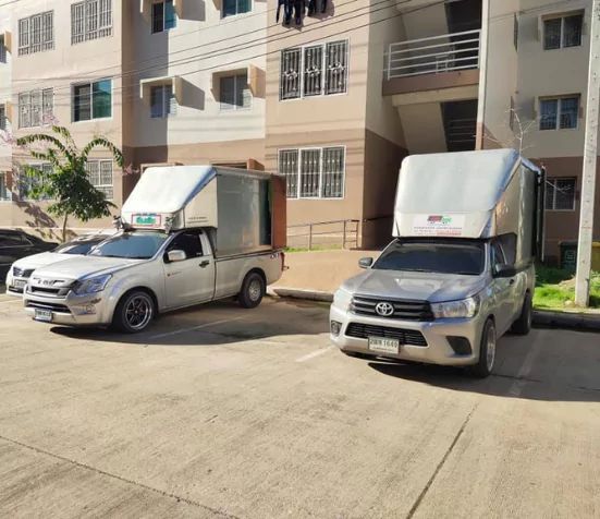 รถรับจ้างย้ายคอนโด พร้อมคนยก | ต้นรักขนส่ง