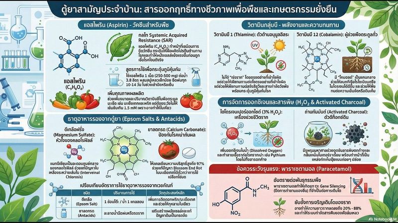 เภสัชกรรมพืช: ยาคนรักษาพืชได้ 💊