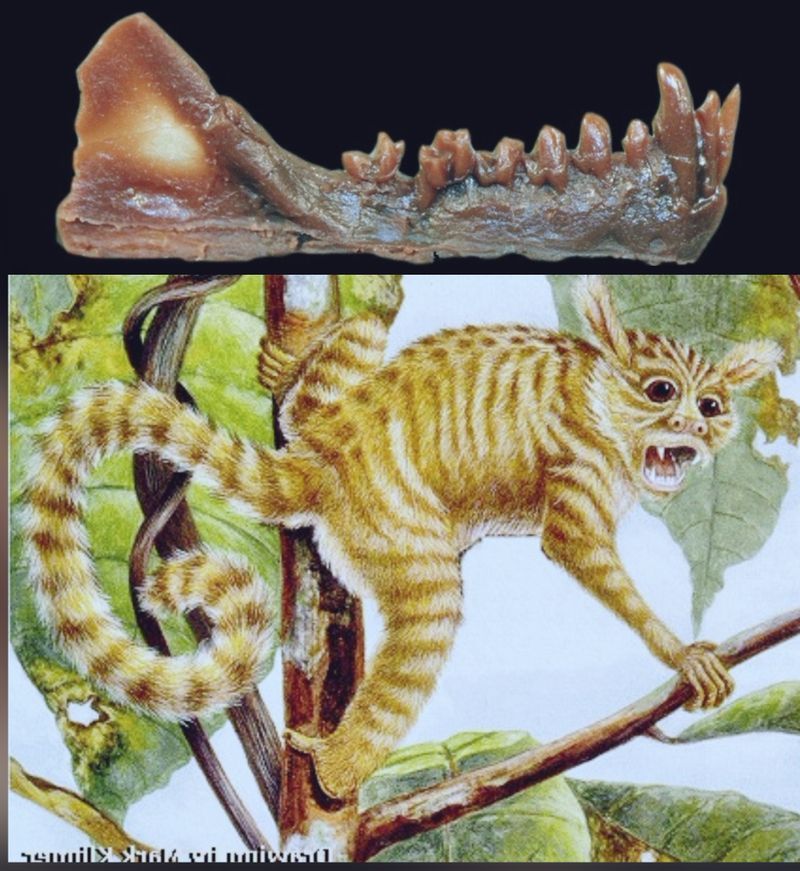 [วศ. นฤพนธ์ เพ็งอ้น] ลิงชั้นสูงตัวแรกของโลก​Eosimias 45 ล้านปีก่อนมณฑลเจียงซู​ จีน & ลิงไร้หาง​ของจีน 11​ ล้าน​ปีก่อน​
บรรพบุรุษ​ลิงชั้นสูงจากจีน​ ตัวแรกของโลก (Earliest Anthropoid) 40​ –45 ล้านปีก่อน
ฟอสซิลรอยต่อ ลิงรุ่ง