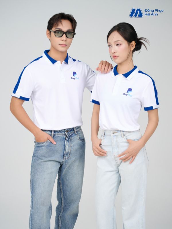 Mẫu Áo Polo Đồng Phục Công Ty Aircool Màu Bích