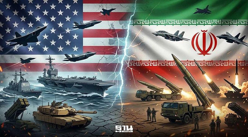 สหรัฐฯ vs อิหร่าน เทียบขุมกำลังสองอำนาจ ใครถือไพ่เหนือกว่า?