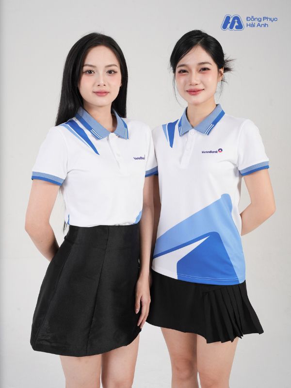Mẫu Áo Polo Đồng Phục Công Ty In Chuyển Nhiệt Vietinbank