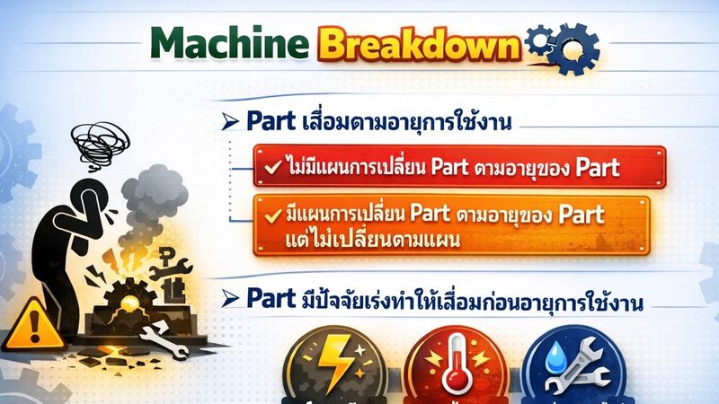 [Planned Maintenance ] สาเหตุของ Machine Breakdown จากการเสื่อมสภาพของ ...