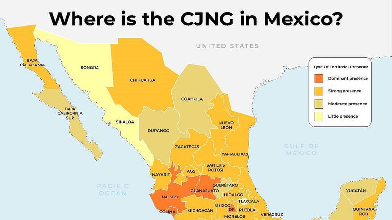 Where is the CJNG in Mexico?