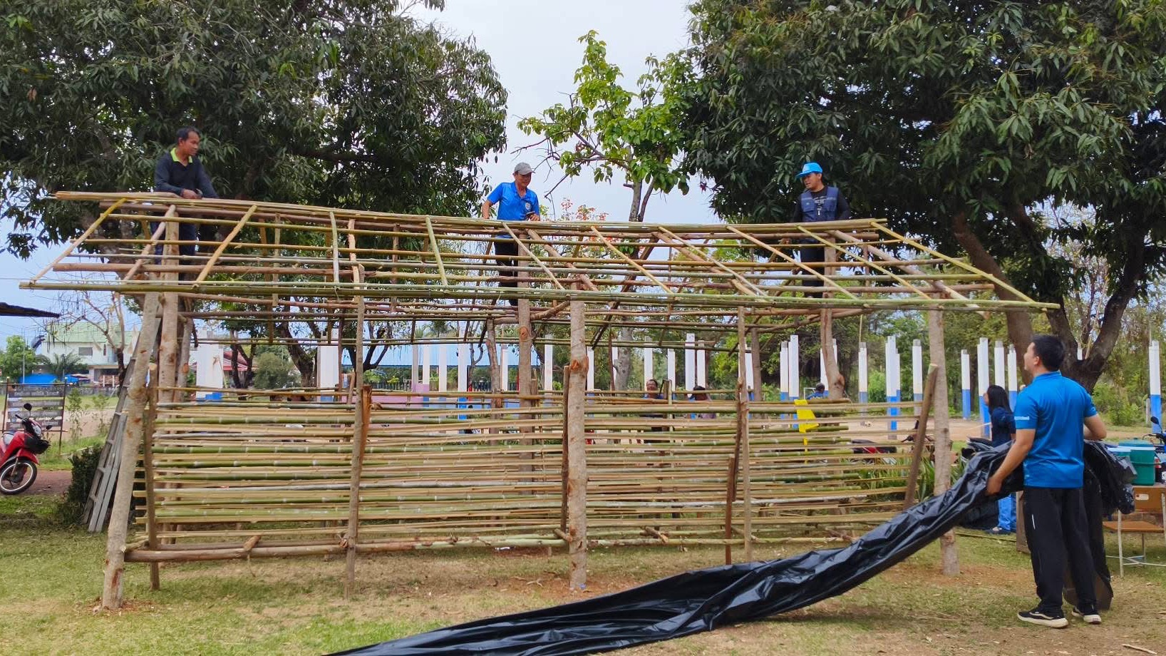 คู่มือการออกแบบและสร้างโรงเรือนเพาะเห็ดนางฟ้า