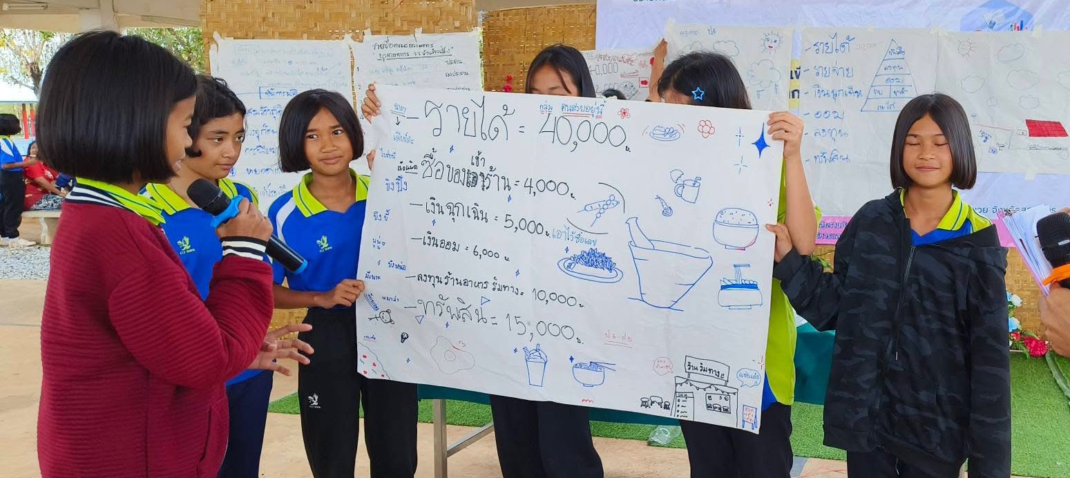 จัดค่ายจิตอาสาสร้าง "ยุวเกษตรกร" เพาะเห็ดสร้างรายได้ให้นักเรียน รร.บ้านข้าวแป้ง